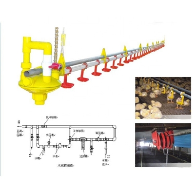 Automatic Chicken Drinker Nipple Poultry Feeders and Drinkers Chicken Nipple Drinking Line